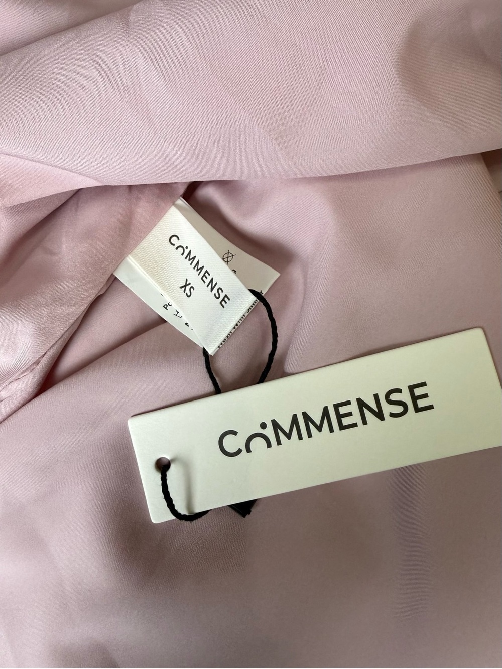 Commense Blush Pink Smocked-Waist Midi Dress - Picture 10 of 12